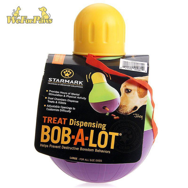 Starmark Bob-a-Lot Treat Dispensing Toy // TOY REVIEW 