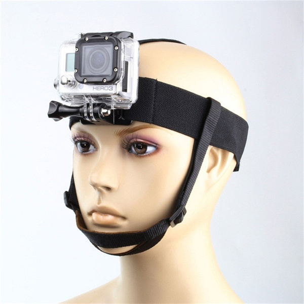 Hen imod forkæle ventilator Head Strap Mount with Chin Strap for GoPro Head Harness Mount Belt with Chin  Belt Action Camera Accessories | Wish