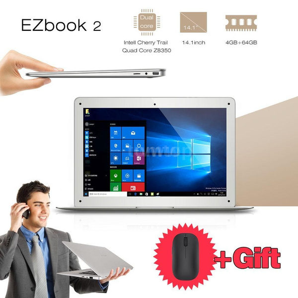 Jumper EZbook 2 14.1 pollici Windows10 Laptop ultrabook - argento