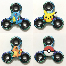 Pokemon Pikachu Painted Finger Hand Spinner EDC Toy Anti-stress Fidget Gyro ADHD Education&Learning Gifts Fashion