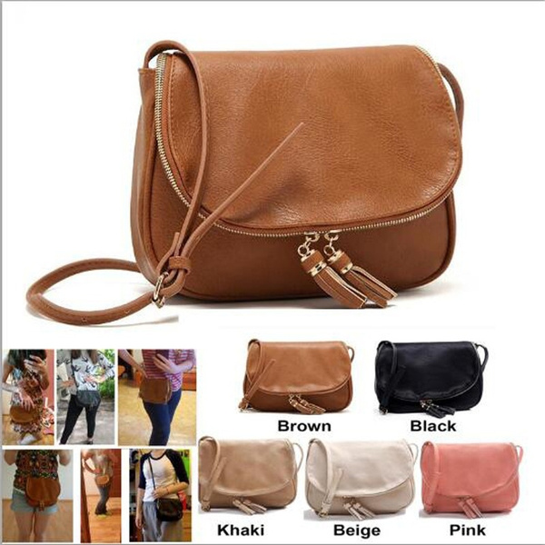 Leather Handbags, Cross Body, women tassel bags, Handbags | Shoulder Bags