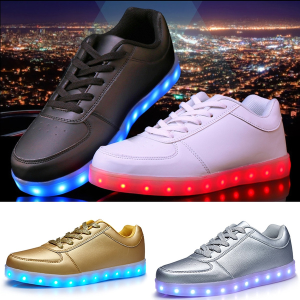 identificatie St Lui Mannen vrouwen LED lichtgevende schoenen USB opladen fluorescerende schoenen  paar casual schoenen | Wish