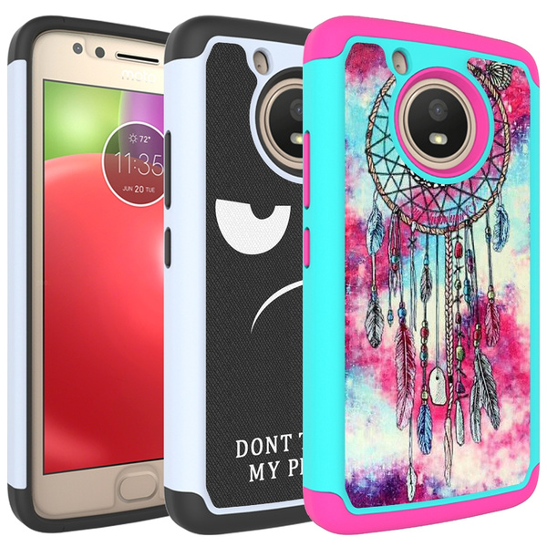 MOTO E4 MOTO X4 MOTO G5 MOTO E4 Plus Case Hard PC Rubber Silicone Hybrid Dual Layer Shockproof Protective Case Cover For Motorola MOTO E4