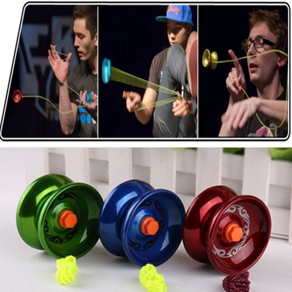 Top  Yoyo Ball Professional Bearing String Trick Yo-Yo Kids Magic Juggling TYJdn 
