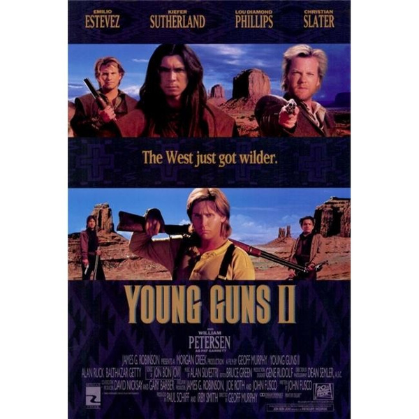 Pop Culture Graphics Movif1408 Young Guns 2 Movie Poster Print 44 27 X 40 Wish