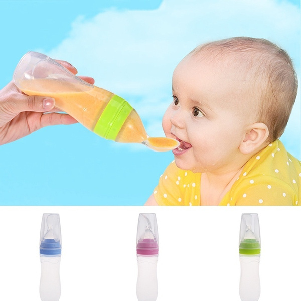 baby spoon bottle feeder