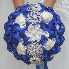 Blues, silkroseweddingboquet, Bouquet, Bridesmaid