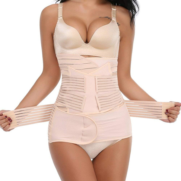 Fashion 3 In 1 Postpartum Support - Recovery Belly Wrap Girdle