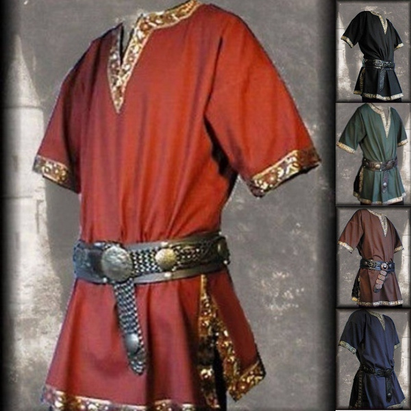 Medieval Tunic Brocade Braided Renaissance Larp Aristocrat Chevalier ...