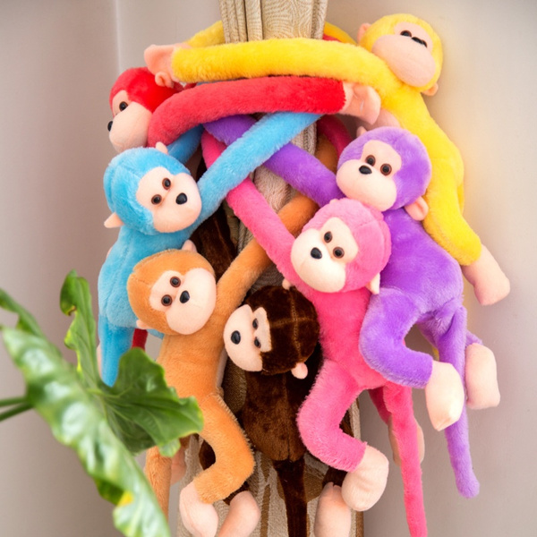 Hanging Monkey Long Arm Plush Baby Toys Animal Soft Colorful Dolls Kids Plush PK 
