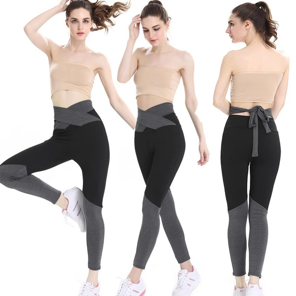 Goldtop Sex High Waist Stretched Sport Pants Gym Clothes Spandex Running  Tights Women Sports Leggings Fitness Yoga Pants