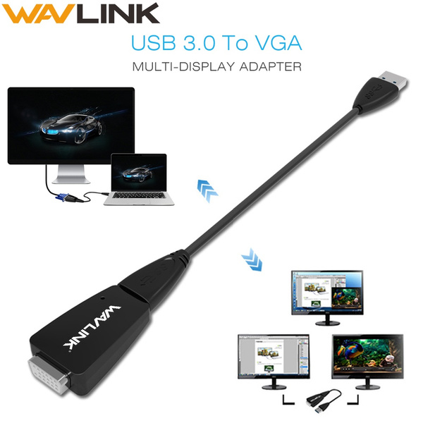 Wavlink USB 3.0 To VGA Converter,External Graphic Card Converter with Micro B 