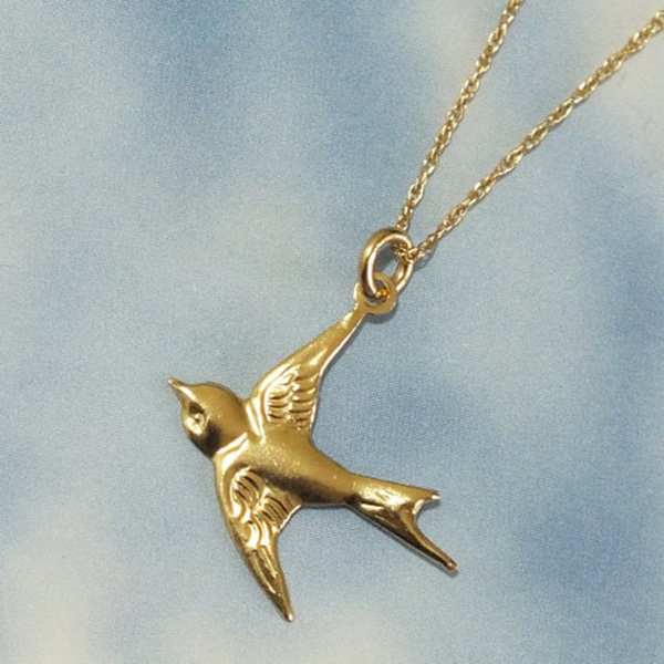 Gold Bird Necklace | Kristin Ohmstede