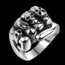 Steel, fashion ring, Stainless Steel, fistring
