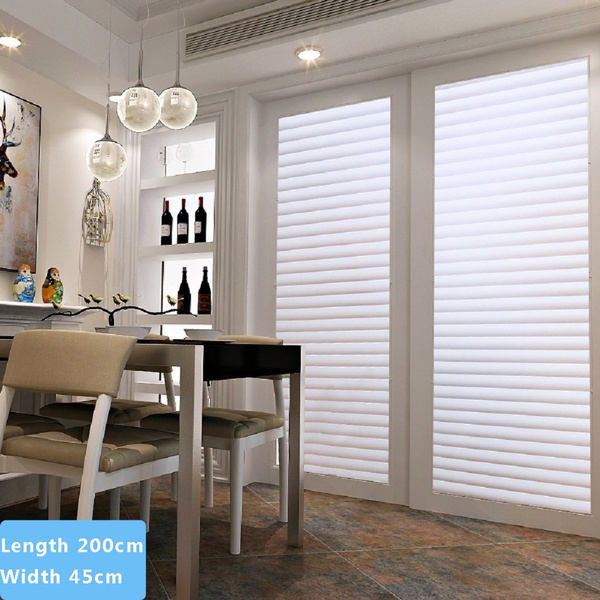 Window Blinds Window Film No Glue Static Film NonAdhesive Frosted