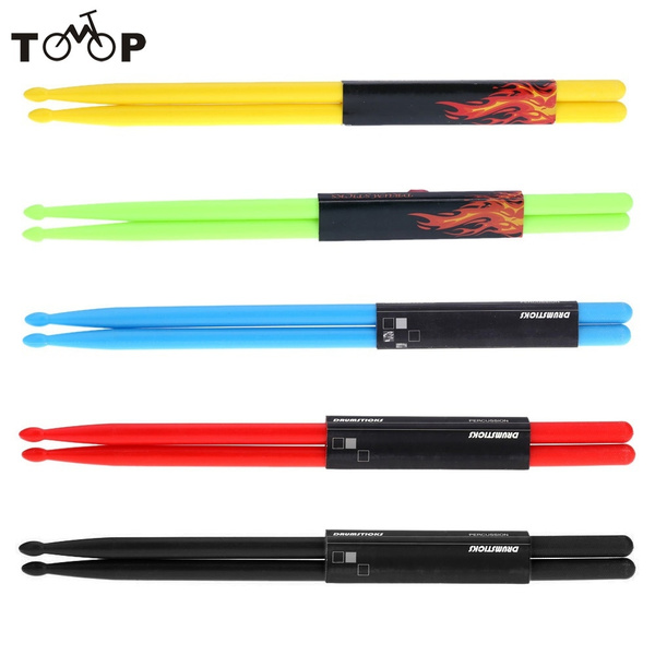 Drum Accessories 5A Drumsticks Drum Sticks Nylon Material Lightweight