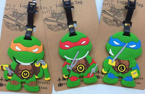 Teenage Mutant Ninja Turtles Luggage Tag Boarding Card Identification ...