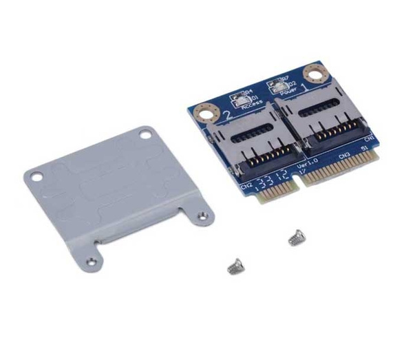 SSD HDD for Laptop Dual Micro SD SDHC SDXC TF to Mini PCIe
