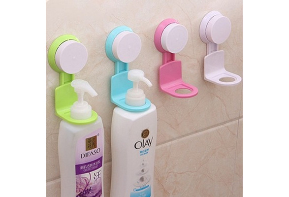 1pc Wall Mounted Shampoo Holder, Multifunction Shower Gel Bottle