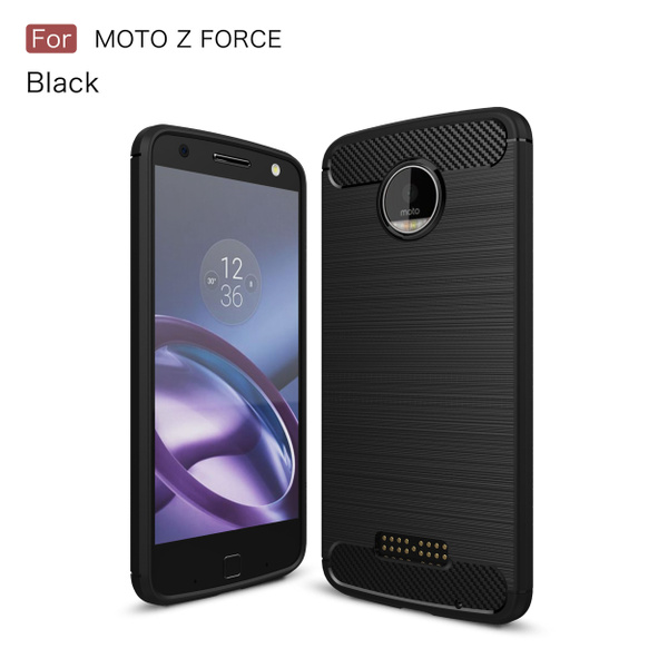 Para capa Motorola Moto Z force Capa Moto Z force Coque para MOTO G3 G4 G5  Plus Play / M Z Play Capa Moto Force E4 Capa de silicone para Moto Z