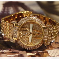 DIAMOND, dress watch, gold, montrefemme