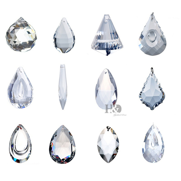 H D Pack Of 12 Clear Crystal Chandelier Lamp Lighting Drops Pendants Prisms Hanging Glass Parts Suncatcher Home House Decor Wish H D Pack Of 12 Clear Crystal Chandelier, How To Pack A Crystal Chandelier