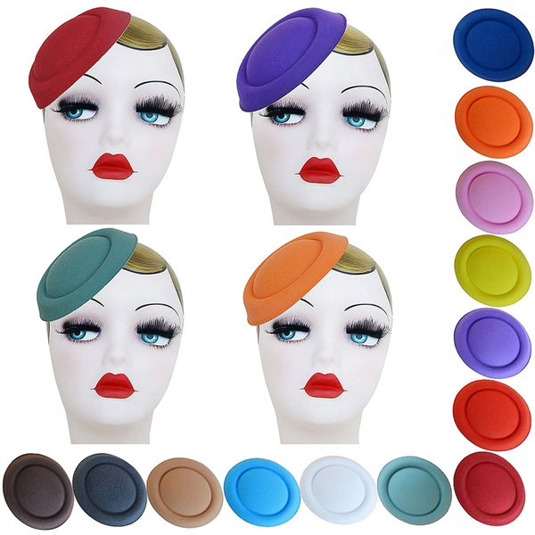 Womens Mini Circle Hat Fascinator Base 