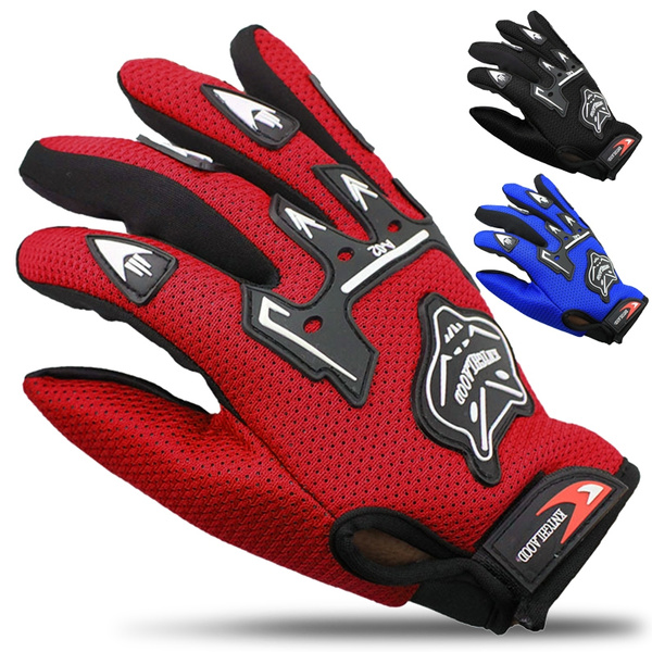 Men’s Motorcycle Gloves Full Finger Motorbike for Climbing Hiking Cycling Z4L9 