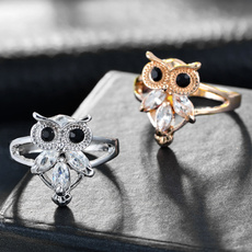 Owl, Fashion, animalring, Jewelry