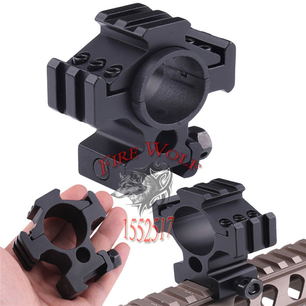 Supporto Per Mirino 30mm Con Rotaie Tri-Slide 20mm – Colore Dark Earth, Airsoft