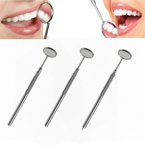Kotyreds Stainless Steel Dentist Mirror Oral Teeth Check Mirror Dental Tools  (Short) 
