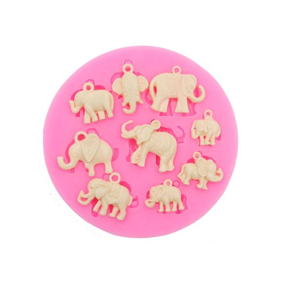 Elephant 2024 cake mold