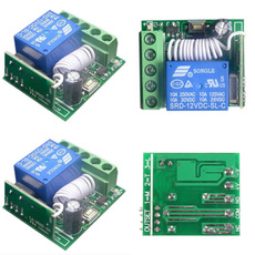 10A 1 Channel Receiver Wireless Relay RF Remote Control Switch DIY Module DC12V