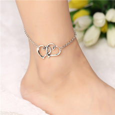 Heart, Fashion, Love, Anklets