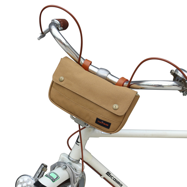 waxed canvas pannier bolsas