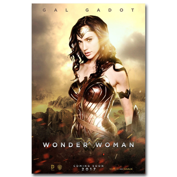 Wonder Woman 2017 Superheroes Movie Art Silk Poster 12x18 24x36 inch