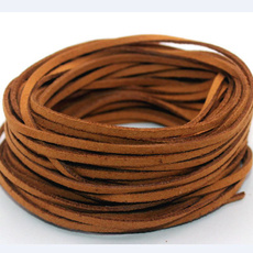 Cord, brown, Jewelry, leather