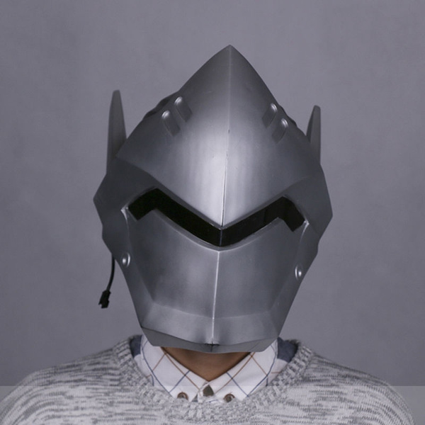 Handmade Overwatch Helmet Genji Mask Prop With LED | Wish