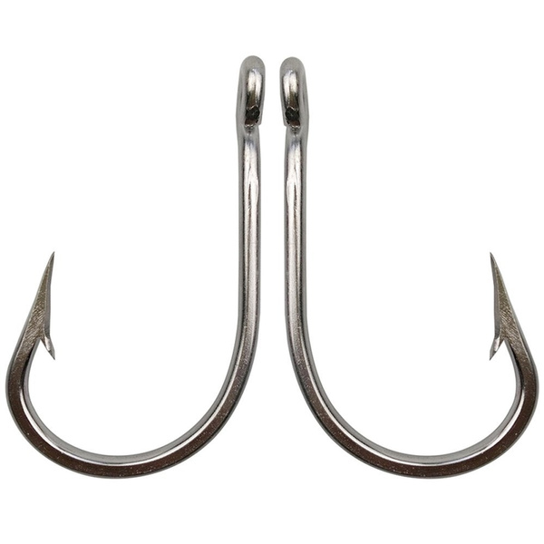 10pcs/lot 7691 Stainless Steel Fishing Hooks Super Strong Sea