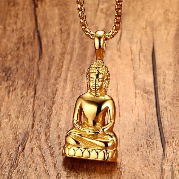 Buddha Ji 22KT Gold Pendant | Tallajewellers