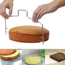 Fashion Adjustable Wire Cake Slicer Leveler Pizza Dough Cutter Trimmer Tools Accessories