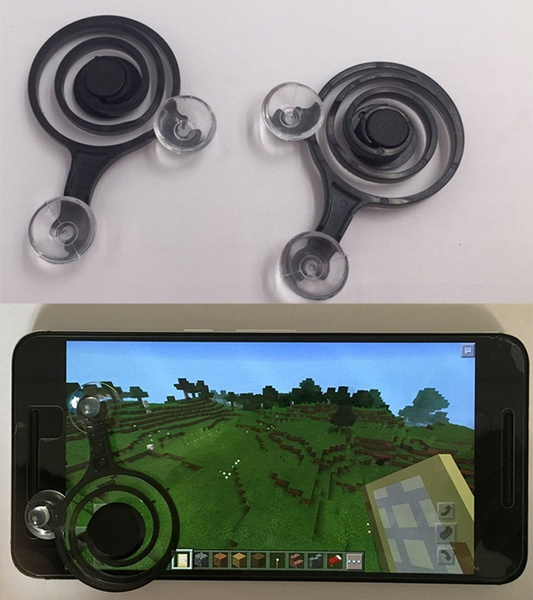2Pcs Mobile Joystick Zero Touch Screen Device Cell Phone Tablet Game