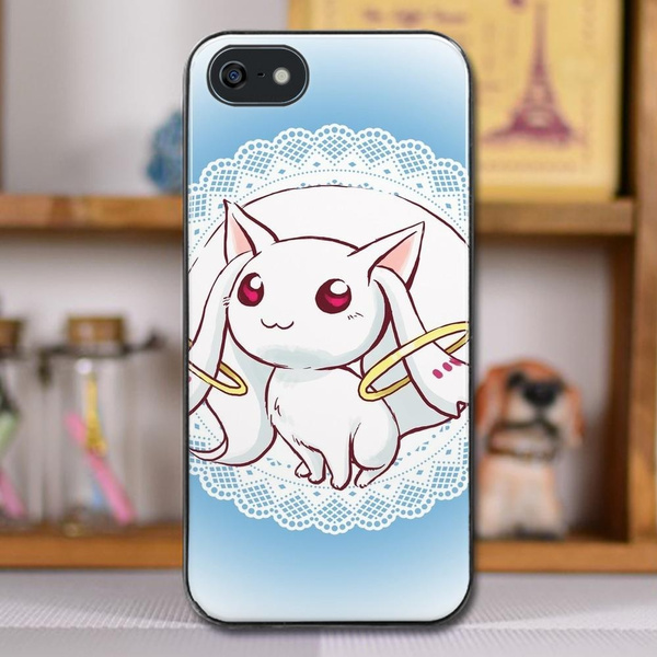 Kyubey Puella Magi Madoka Magica Design Phone Case for Iphone