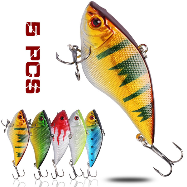 Fishing Lures Vib 5 Colors Bass Fishing Fibrillation False Bait