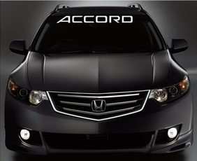 accord, vinyl, Stickers, windshield
