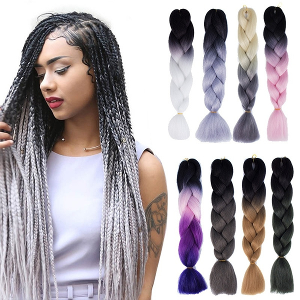 Jumbo Braiding Hair Extensions Cornrow Braids Hair For Women Dreadlocks  Twist