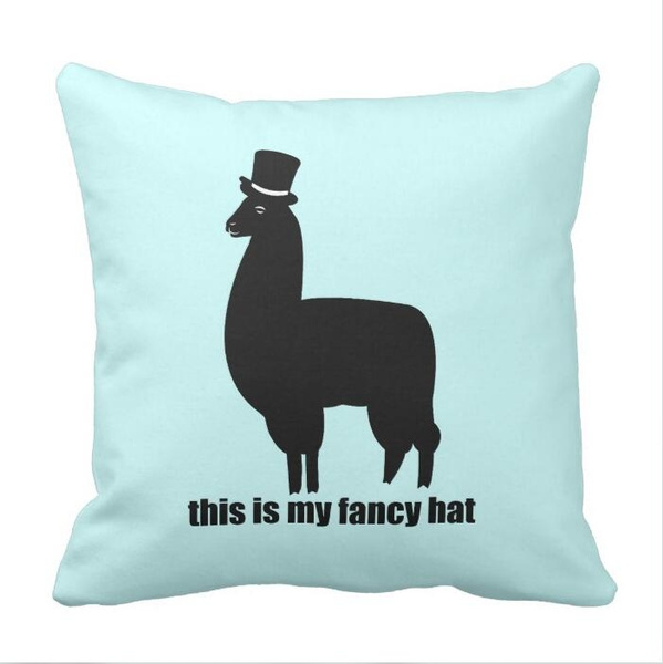 llama throw pillows