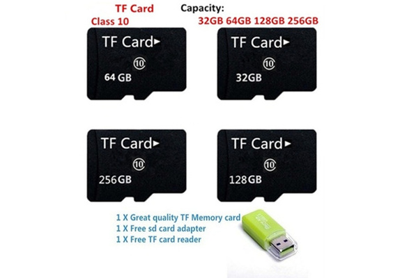 wergem Tarjeta de Memoria TF de Alta Velocidad 32G Clase 10 Micro-SD con Adaptador de tel/éfono m/óvil Tarjetas microSD