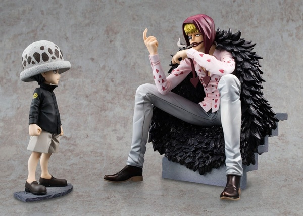 One Piece Animation Figure The Pirate Corazon And Trafalgar Law 12 16cm Wish