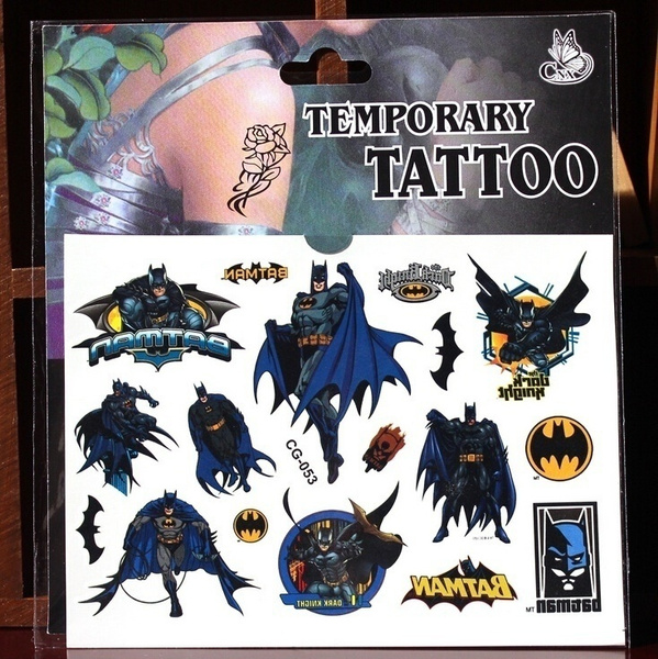 Superhero Batman / Superman / Flash Cartoon Waterproof TemporaryTattoo Kids Body Arm Tattoo Paste | Wish Superhero Batman / Superman / Flash Cartoon Waterproof TemporaryTattoo Kids Body Arm Tattoo Paste | Wish